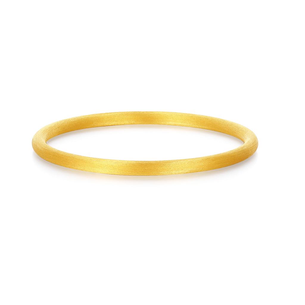 999 24K Gold Bangle Bracelet 19.9-23.9g A1021715
