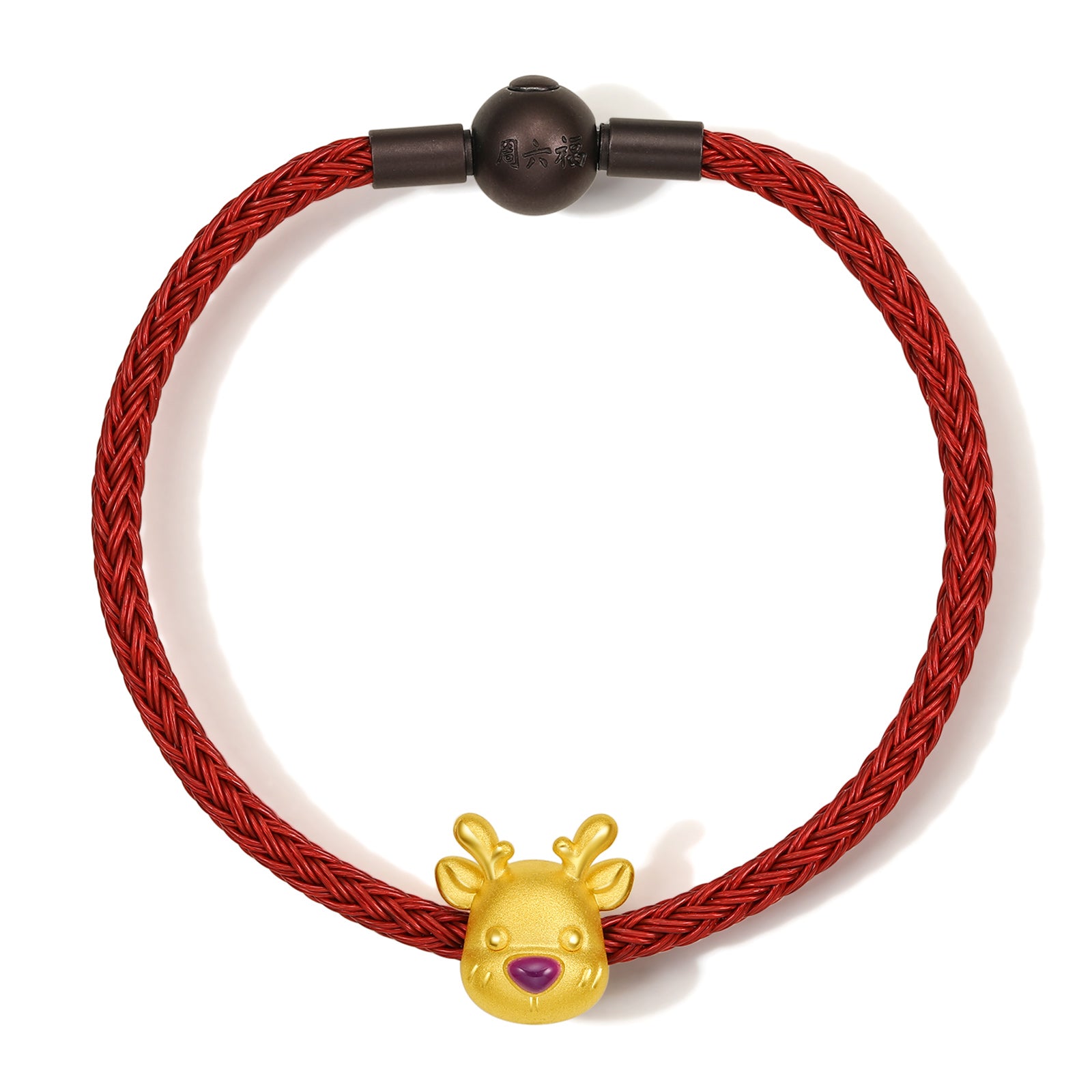   24K Gold Charm Bracelet              Elk 1-1.2g ADHH163891