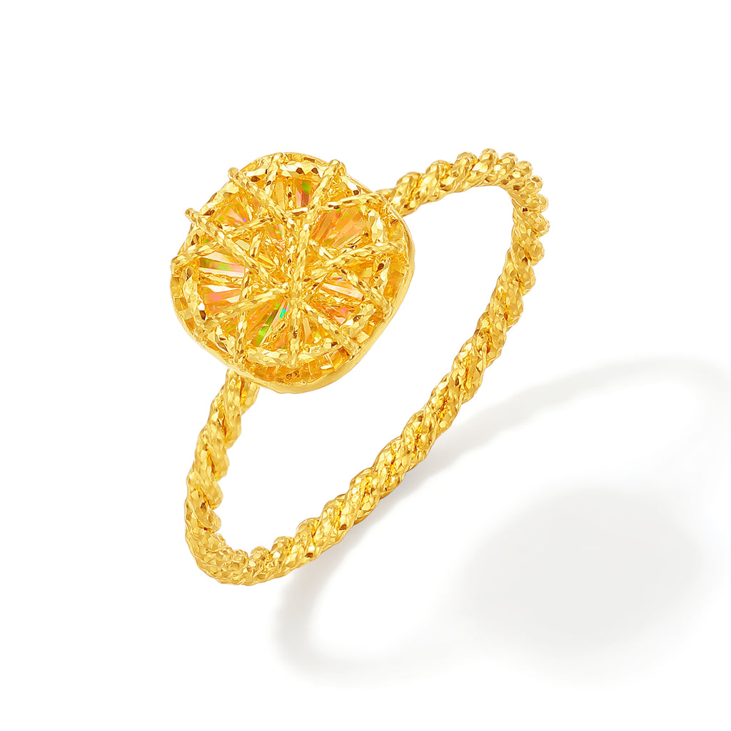 24K Gold Ring 2.19-2.49g A0122905