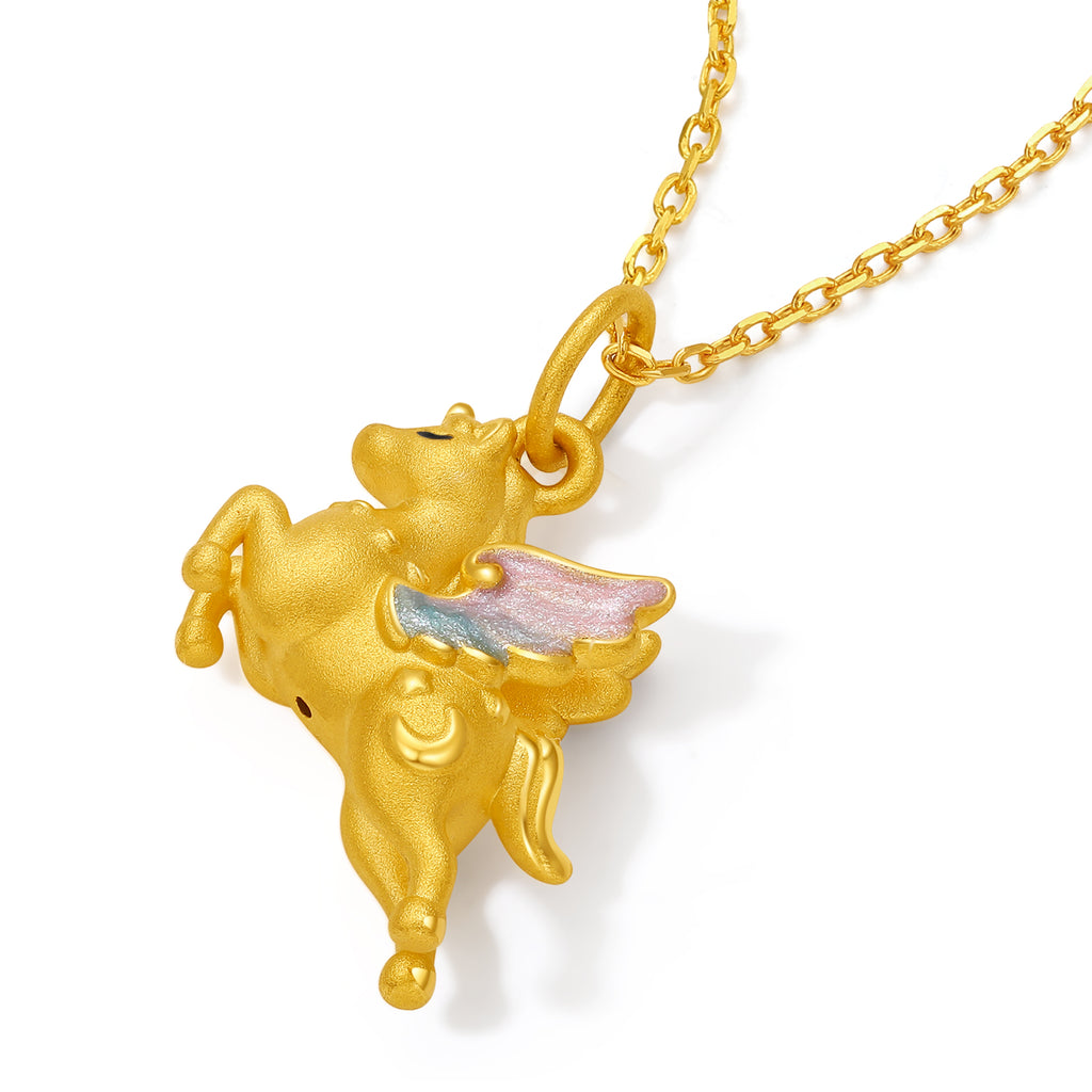'Year of the Horse' 24K Gold Pendant Horse 1-1.3g A0422994