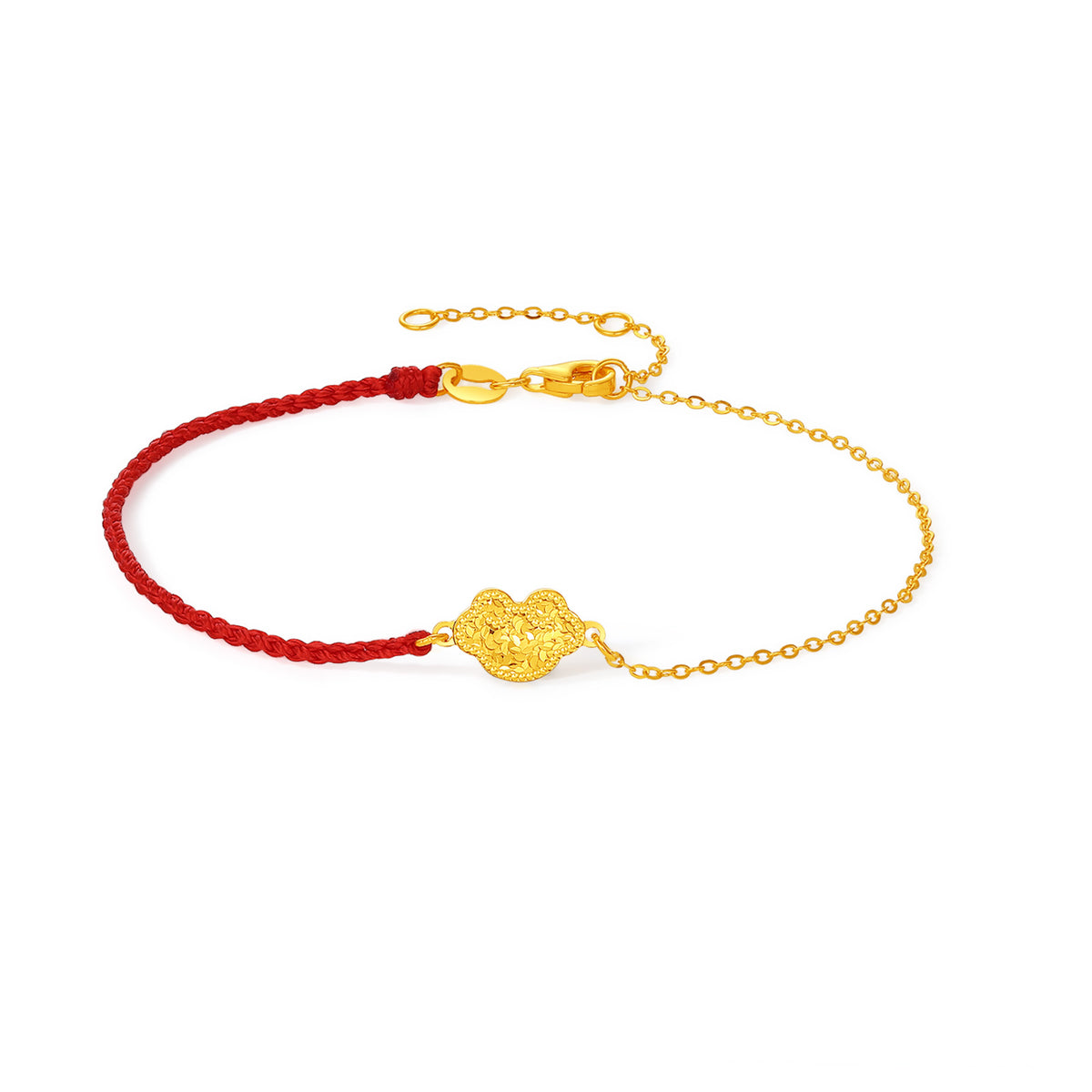 24K Gold Chain Bracelet Ruyi 1.5-1.8g A0724560