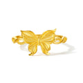 999 24K Gold Ring Butterfly 2.36-2.76g A0113646