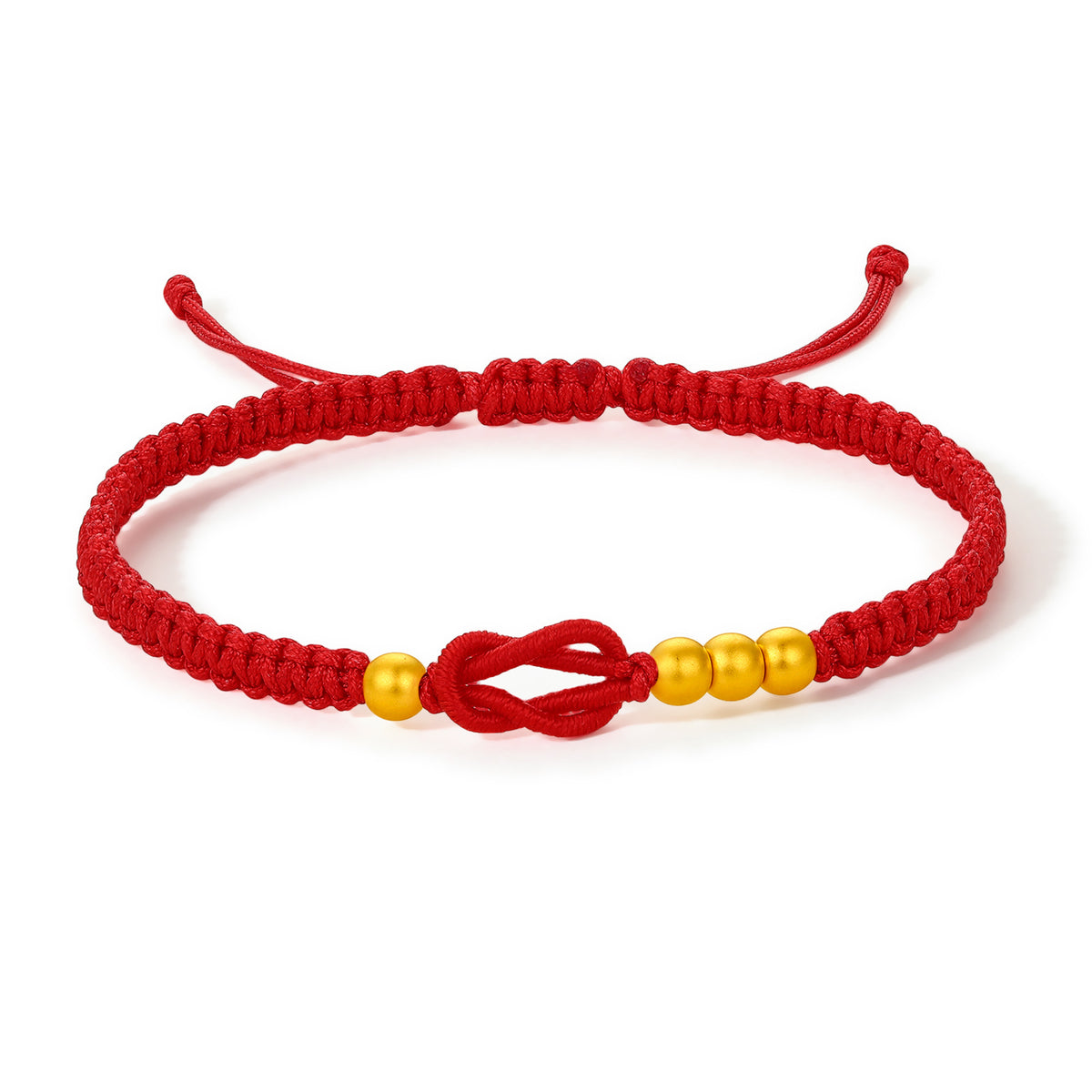 999 24K Gold String Bracelet 0.26-0.56g A1712667