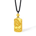 'Antiquity Gold' 999.9 24K Gold Pendant Necklace Dragon 27-30g A0412996