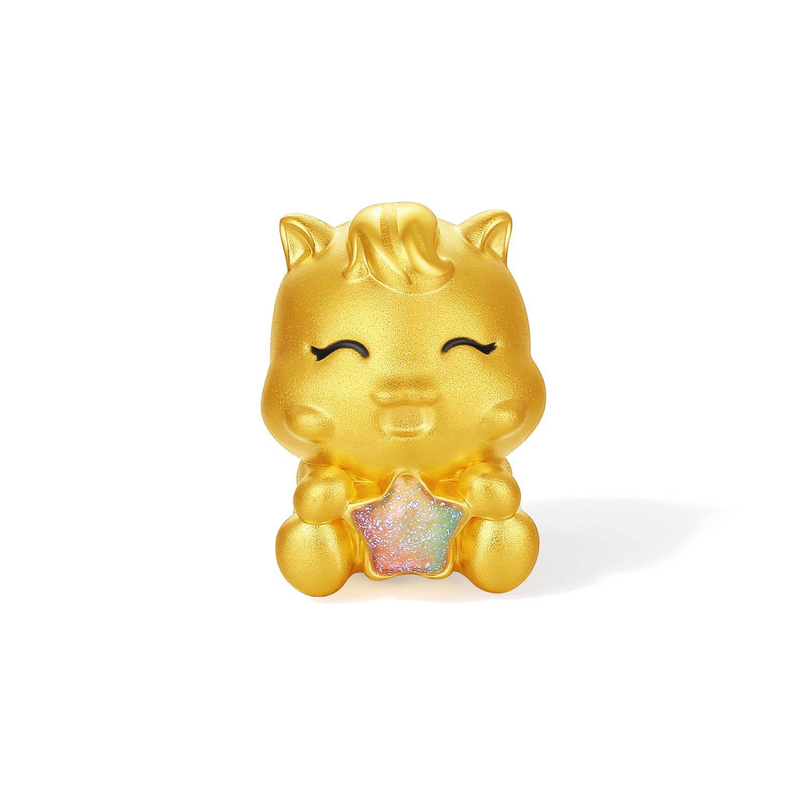 'Year of the Horse'  24K Gold String Bracelet Horse 0.7-0.9g 16cm-22cm A1715745