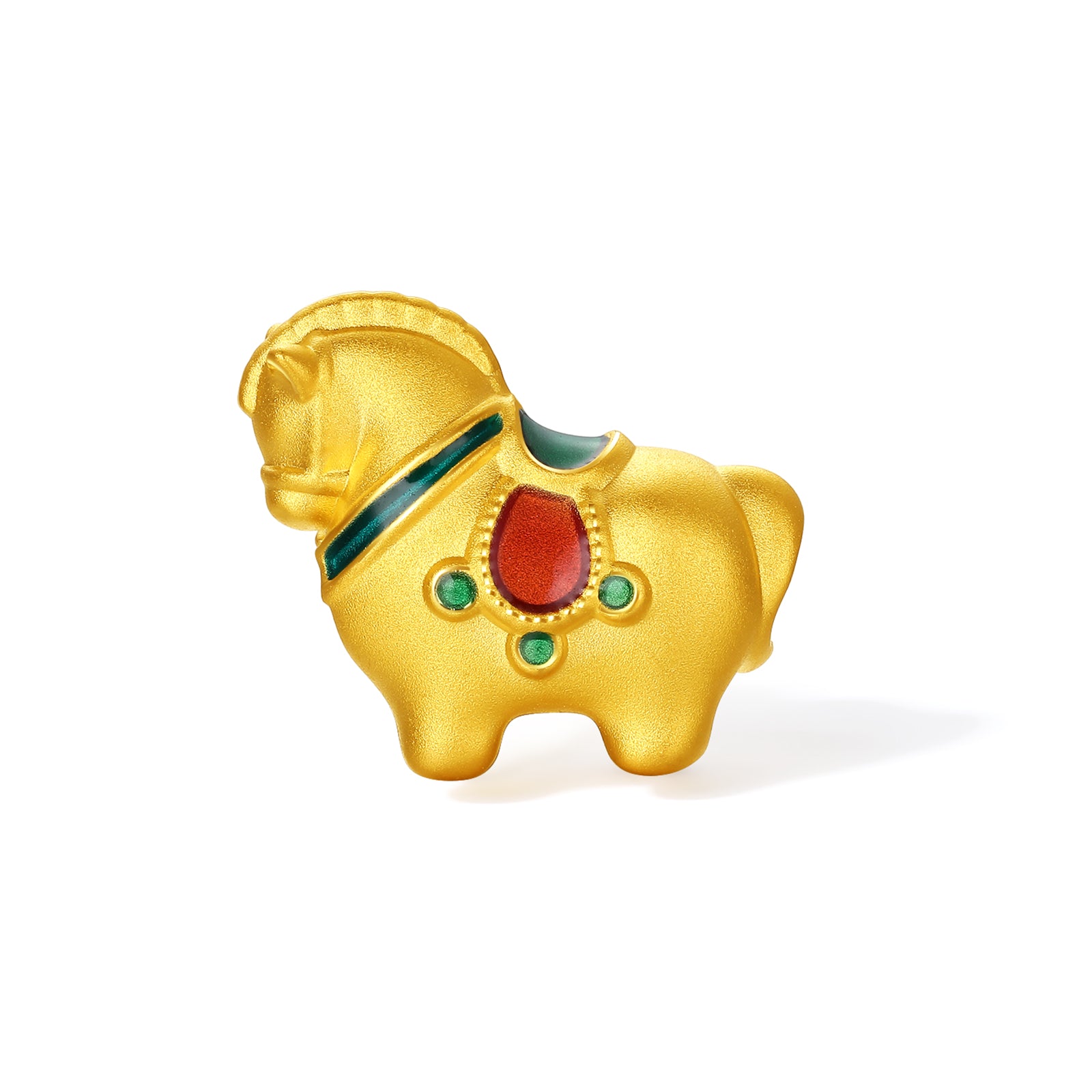 'Year of the Horse'  24K Gold String Bracelet Horse 0.5-0.8g 16cm-22cm A1715750