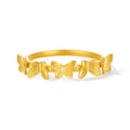 "Fantasy Forest" 999 24K Gold Ring            Butterfly 2.6-3.1g A0113804
