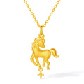 'Year of the Horse' 24K Gold Pendant Horse 2.3-2.6g A0415545