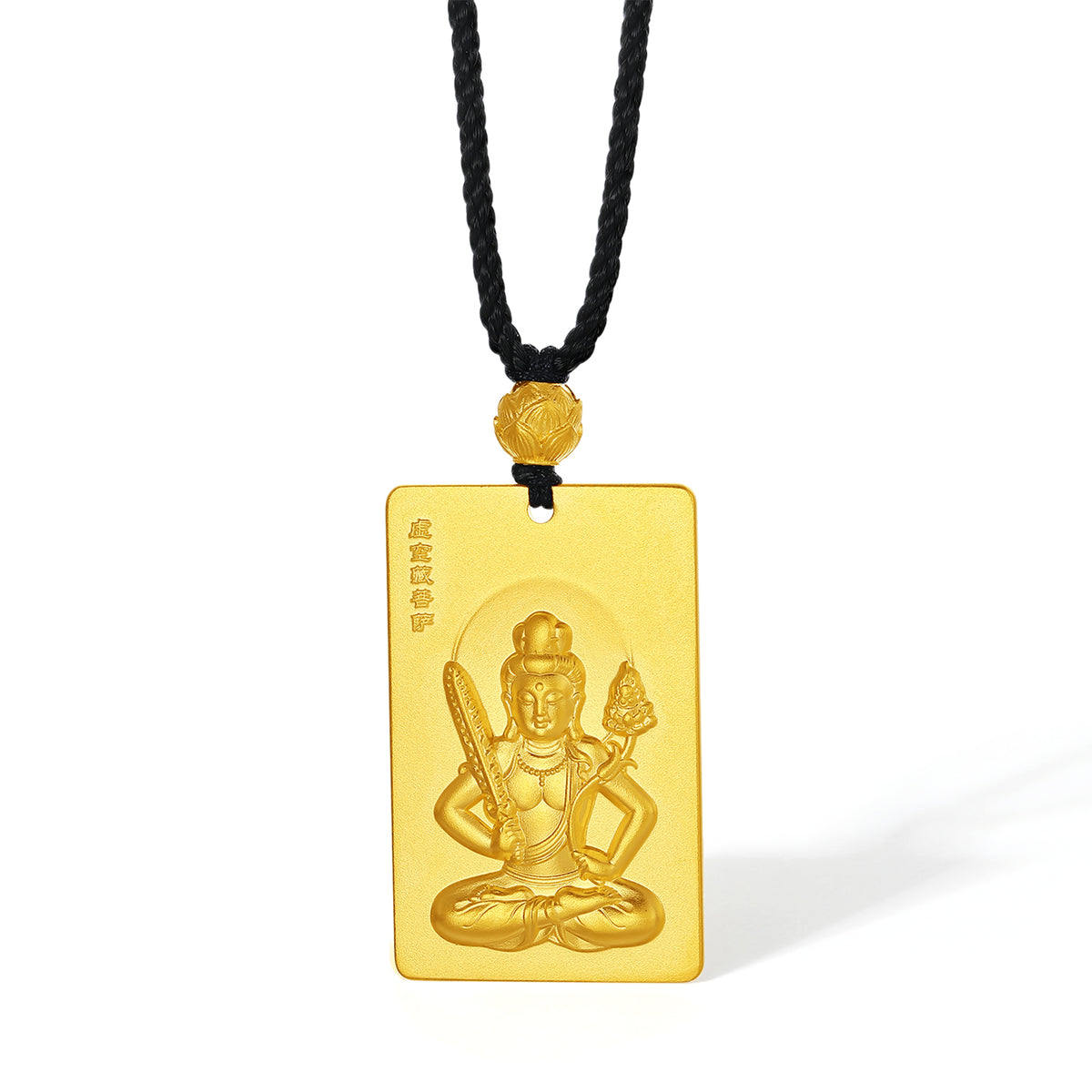 999 24K Gold Pendant Bodhisattva 22-24g A0413638