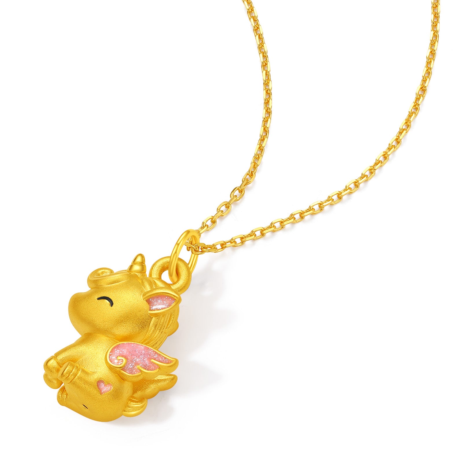 'Year of the Horse' 24K Gold Pendant Horse 1.2-1.4g A0415742