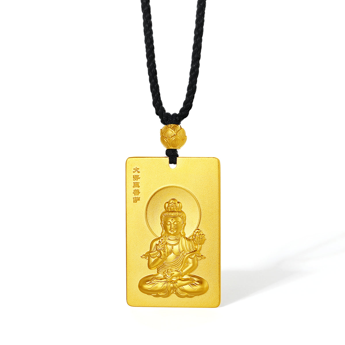 999 24K Gold Pendant Bodhisattva 22-24g A0413643