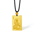999 24K Gold Pendant Bodhisattva 22-24g A0413641