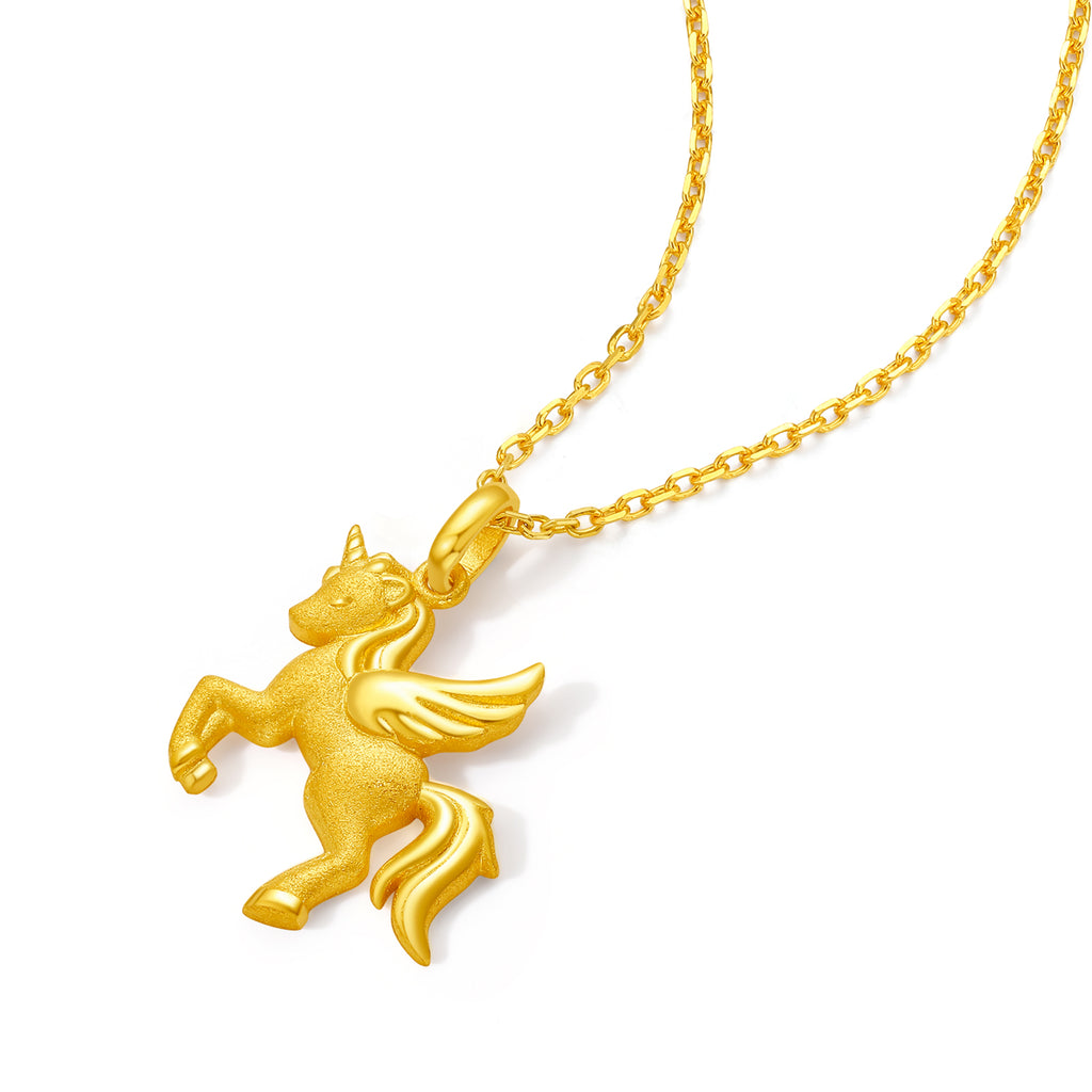 'Year of the Horse' 24K Gold Pendant Horse 2-2.3g A0415546