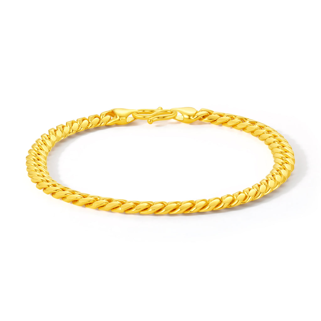 999 24K Gold Chain Bracelet 20-25g A0713519