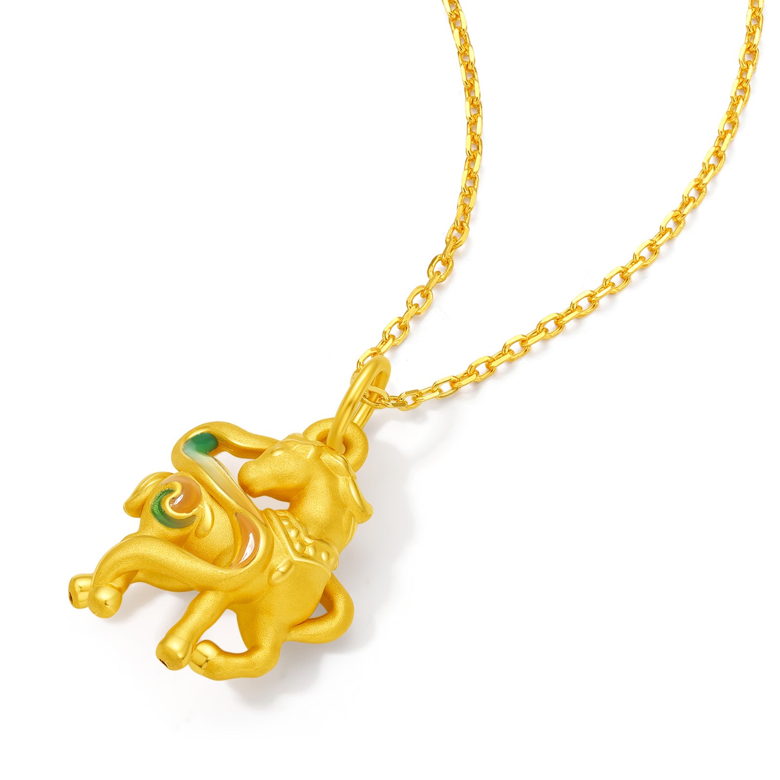 'Year of the Horse' 24K Gold Pendant Horse 0.9-1.3g A0422081