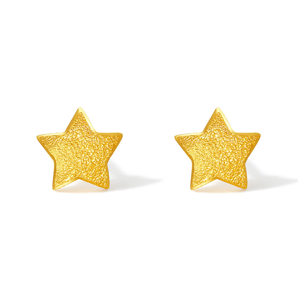 999 24K Gold Earrings Star 0.77-1.17g A0913429