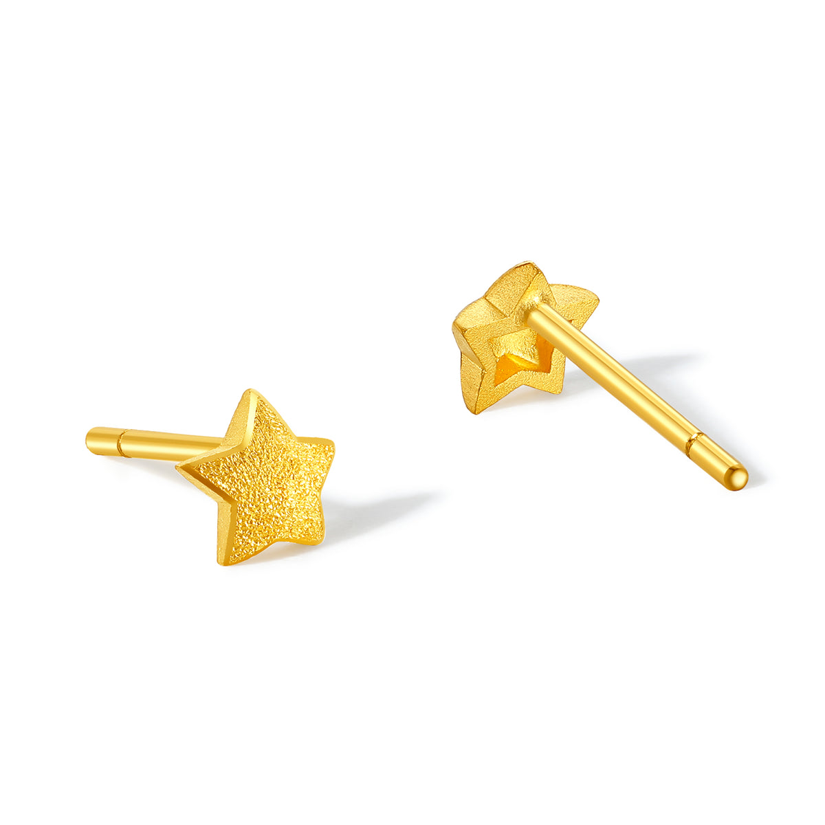 999 24K Gold Earrings Star 0.77-1.17g A0913429