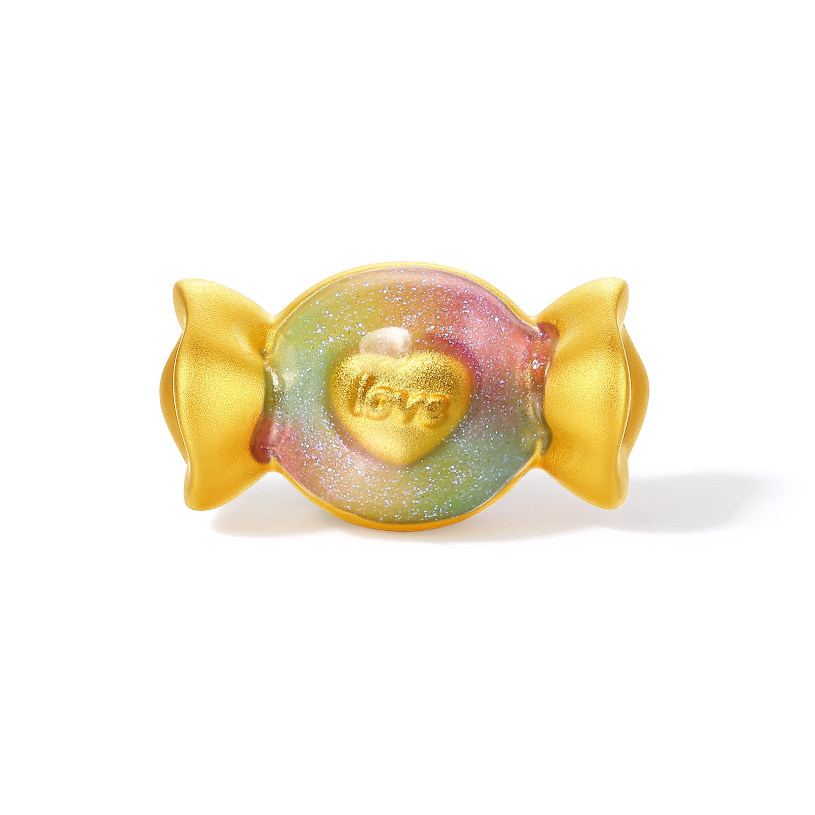「波浪~」24K 黃金串飾手鍊糖果 0.5-0.65 克 A1615628