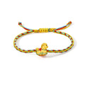'Year of the Horse'  24K Gold String Bracelet Horse 0.7-1g 16cm-22cm A1721011