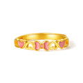 "Honey" 999 24K Gold Ring Bow 2.44-3.04g A0113239
