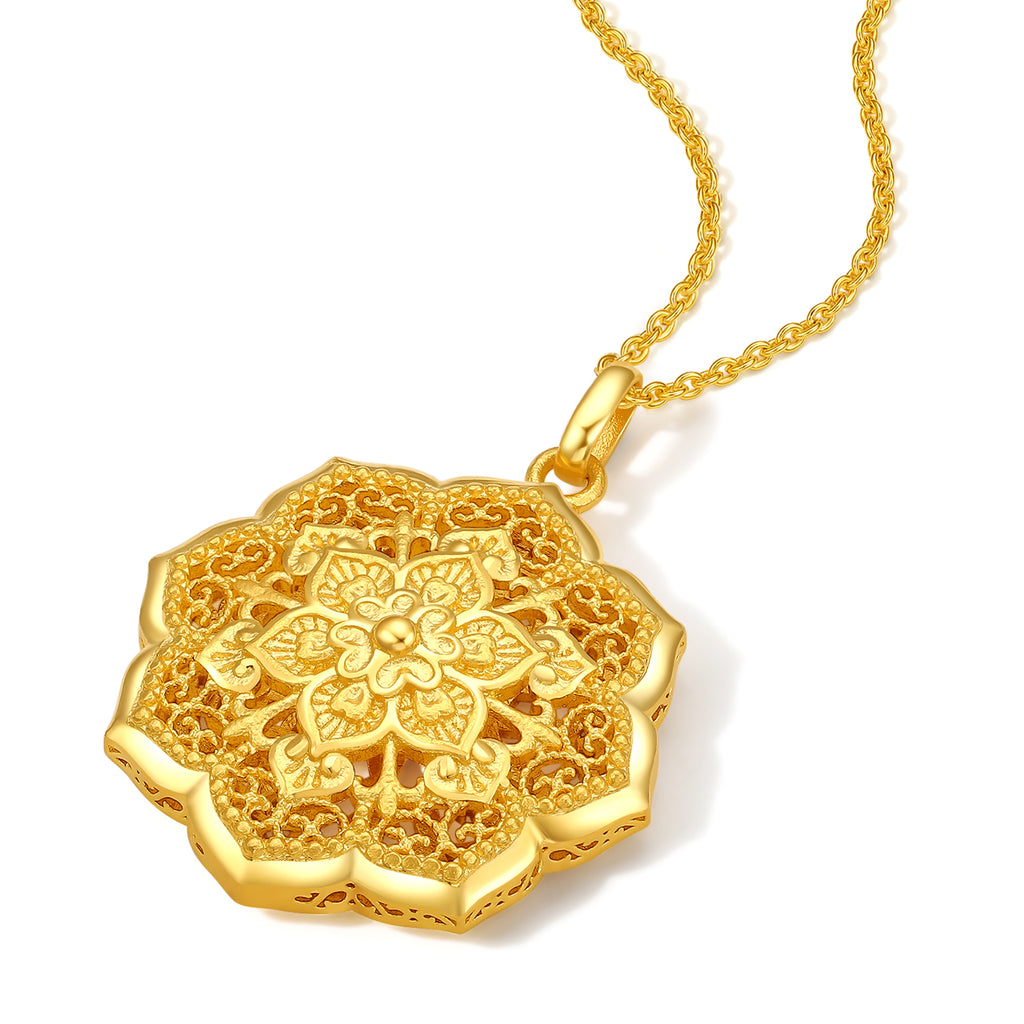 "Xi An" 999 24K Gold Pendant 11.53-12.53g A0413291