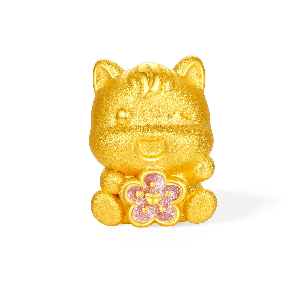 「馬年」24K金手鍊 馬形花飾 0.7-1克 16-22公分 A1715797