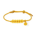 999 24K Gold String Bracelet 2.8-3.1g A1720902