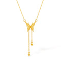 999 24K Gold Pendant Necklace Butterfly 4.3-4.6g A0613728