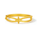 999 24K Gold Ring Star 1.9-2.9g A0113730