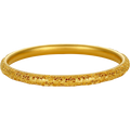 Antiquity Gold' 999.9 24K Gold Bangle Bracelet 25-32g A109397